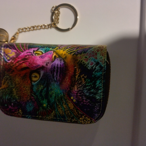 Colorful Cat Print Wallet - Picture 2 of 3